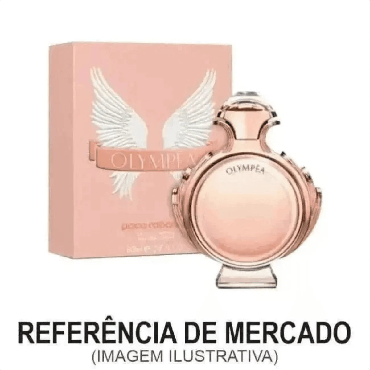 Perfume Aerosol VIP N 34 - Olympea com Notas Florais e Amadeiradas, Longa Duração - Jm Grife