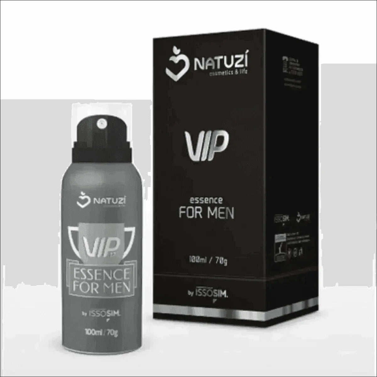 Perfume Aerossol Natuzí Vip 17 Ref INVICTUS Masculino Amadeirado e Aromático Duradouro - Jm Grife