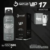 Perfume Aerossol Natuzí Vip 17 Ref INVICTUS Masculino Amadeirado e Aromático Duradouro - Jm Grife