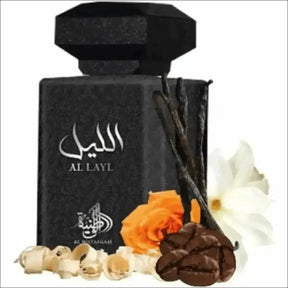 Perfume Al Layl em Frasco Preto com Caixa Elegante e Sedutora - Jm Grife