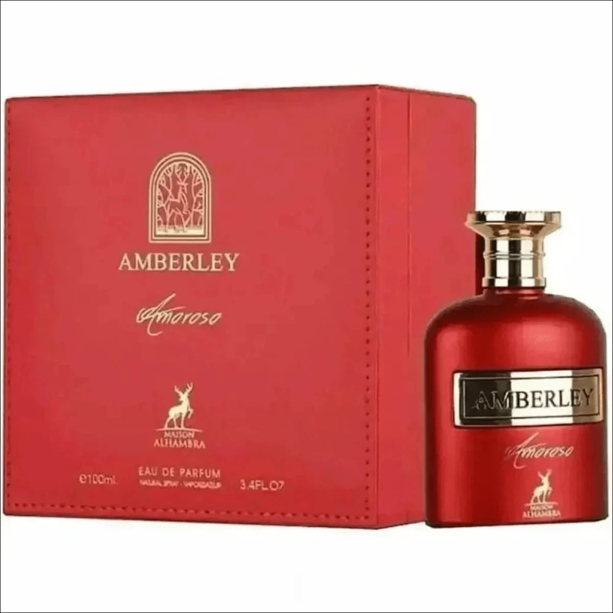 Perfume Amberley Amoroso 100ml - Essência Floral e Amadeirada de Elegância para Mulheres - Jm Grife