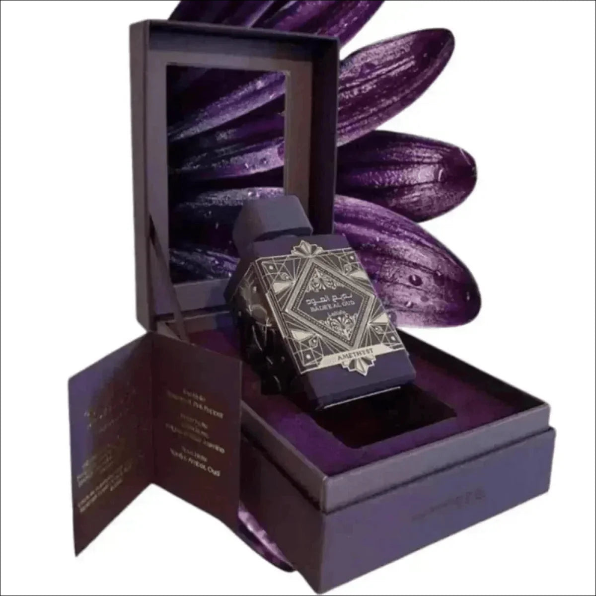 Perfume Arabe Bade e Al Oud Amethyst de Lattafa Eau de Parfum Unissex - Jm Grife