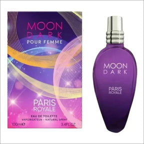 Perfume Árabe Feminino Moon Dark -  100ml - Paris Royale - Ótima Fixação Projeção E Qualidade, Lacrado, Lançamento - Original - Com Nota Fiscal - Jm Grife
