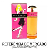 Perfume Candy Prada com frasco e caixa em vidro Natuzí 100ml - Jm Grife