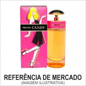 Perfume Candy Prada com frasco e caixa em vidro Natuzí 100ml - Jm Grife
