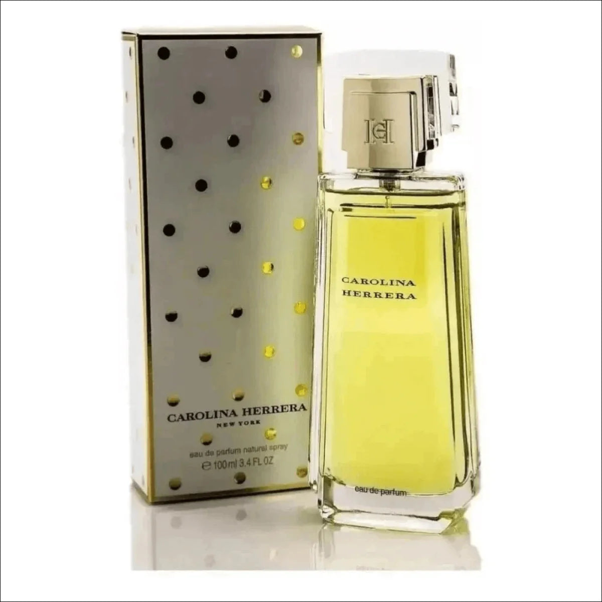 Perfume Carolina Herrera em embalagem com fragrância floral amadeirada - Jm Grife