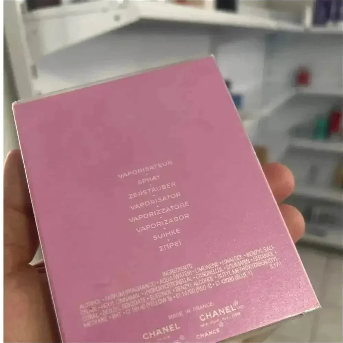 Perfume Chance Chanel 100ml Eau De Parfum Elegante e Sofisticado - Jm Grife