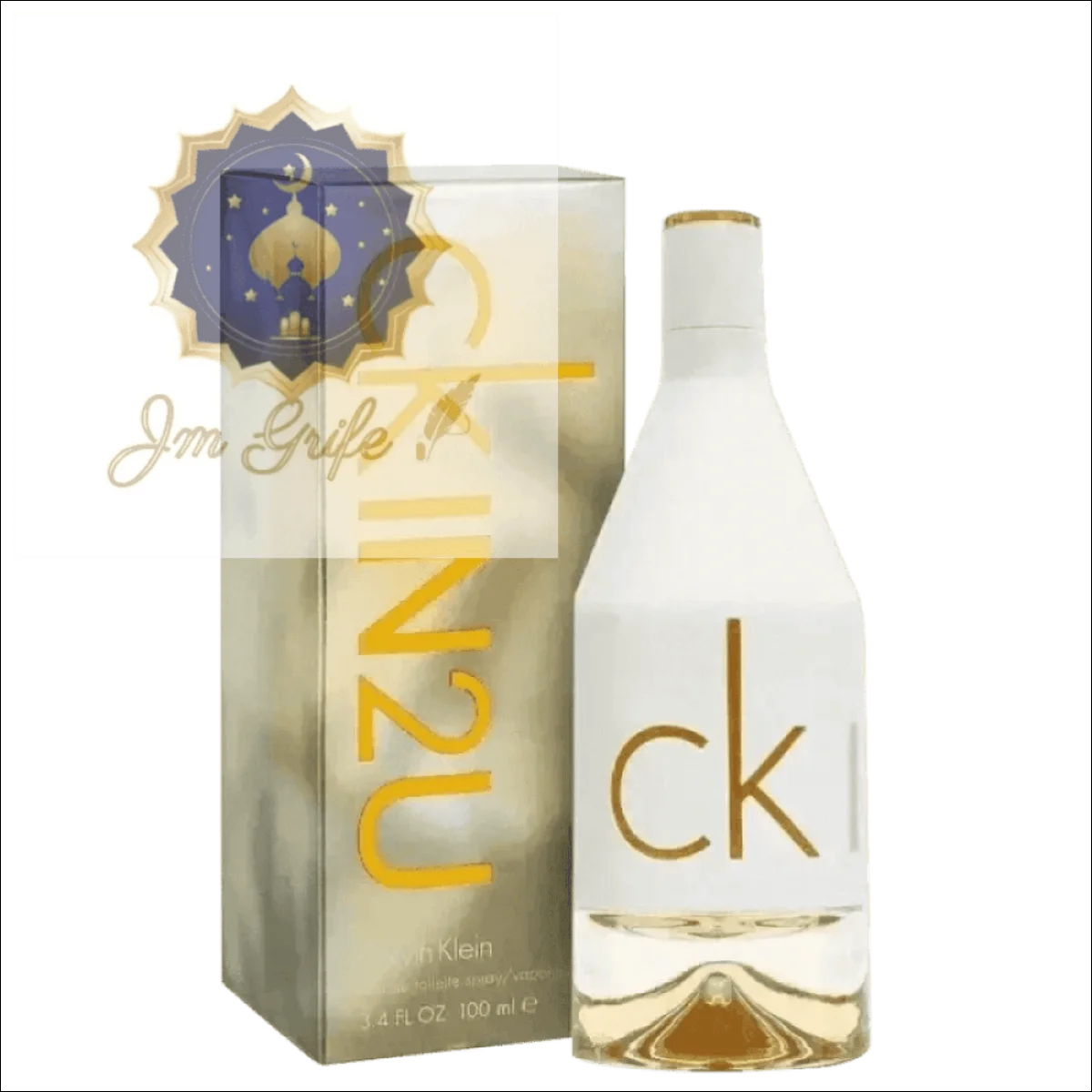Perfume CK in2U For Her 100ml - Eau de Toilette Refrescante e Energizante para Mulheres - Jm Grife