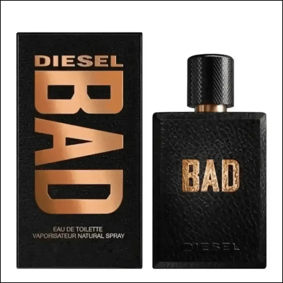 Perfume Diesel Bad Masculino 100ml - Eau De Toilette com Fragrância Marcante de Tabaco e Caviar - Jm Grife