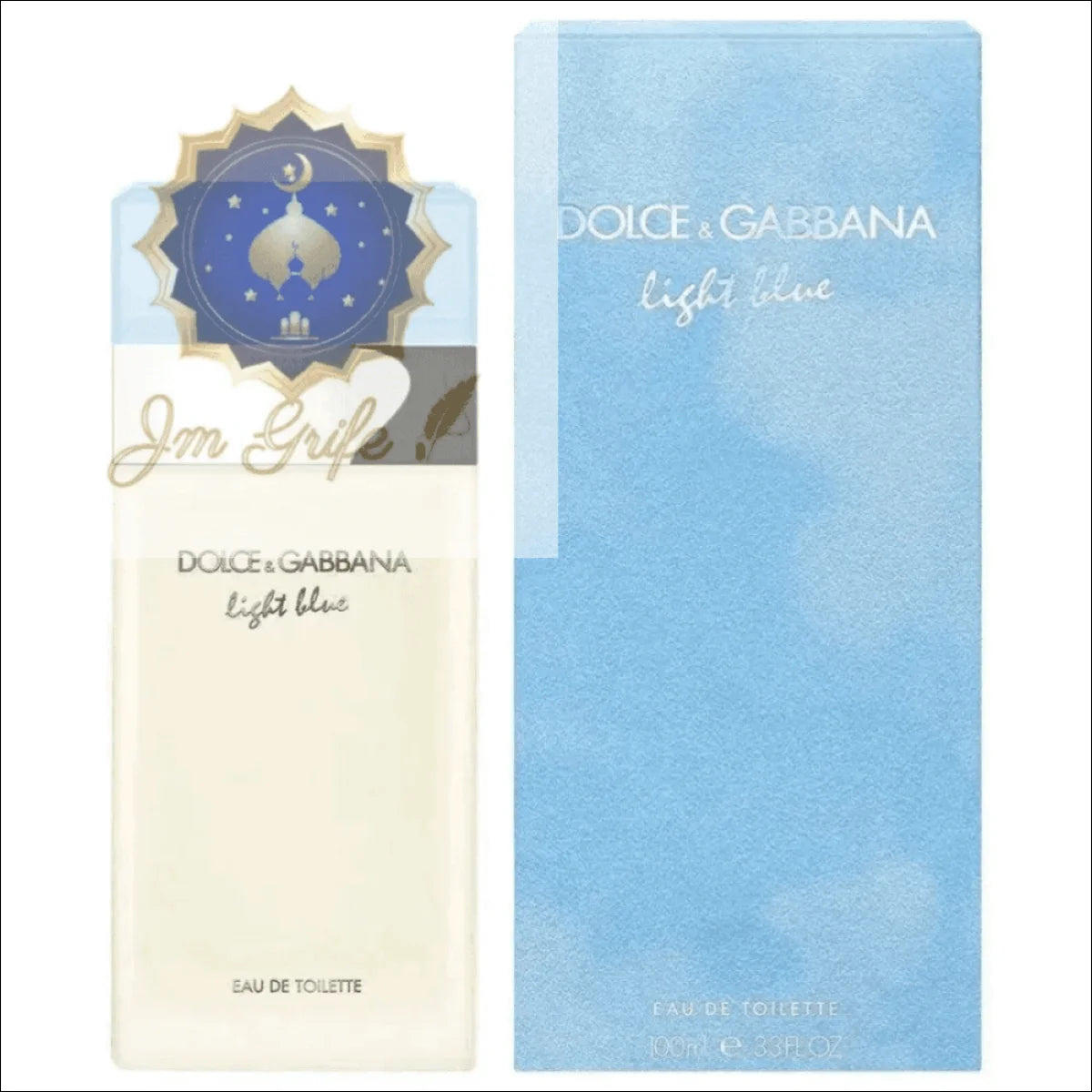 Perfume Dolce & Gabbana Light Blue 100ml - Eau de Toilette Floral e Frutado Mediterrâneo - Jm Grife