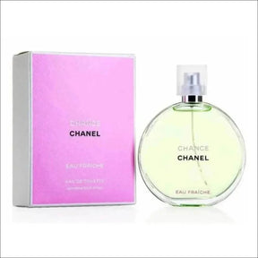 Perfume Feminino Chanel Chance Eau Fraîche 100ml Frasco Verde e Redondo - Jm Grife