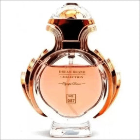 Perfume Feminino Dream Brand Collection em Frasco Preto com Ouro Rosa - Jm Grife