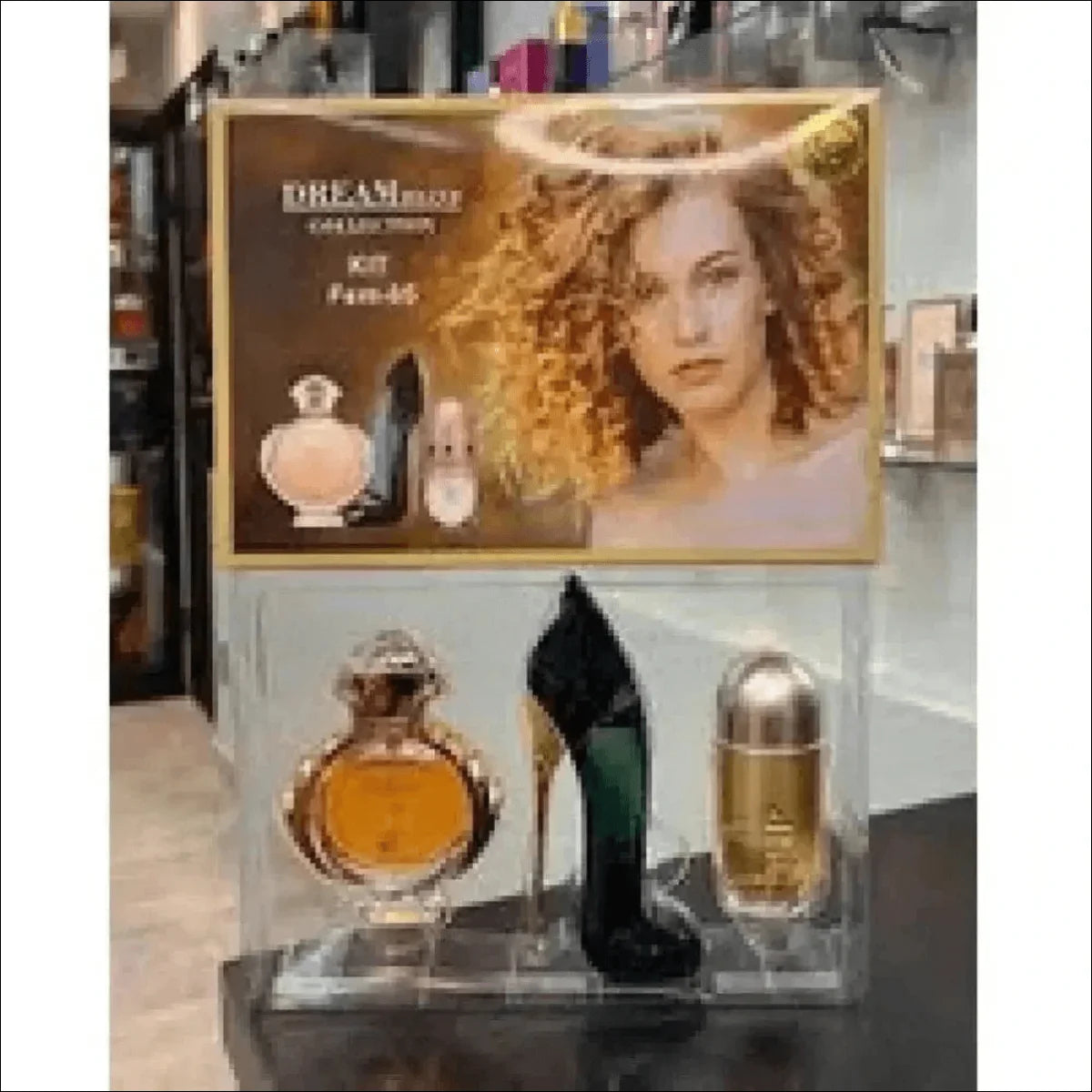 Perfume Feminino Dream Brand Collection em Frasco Preto com Ouro Rosa - Jm Grife