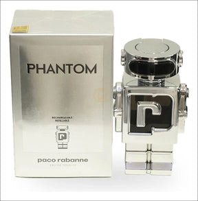 Perfume Importado Masculino Phantom Eau De Toilette 100ml - Paco Rabanne - 100% Original Lacrado Com Selo Adipec E Nota Fiscal Pronta Entrega - Jm Grife