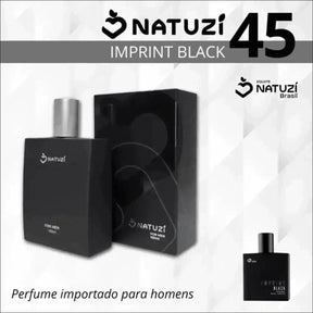 Perfume Imprint Black 100ml - Perfume VIDRO N 45 - REF - Fragrância Elegante da Natuzí - Jm Grife