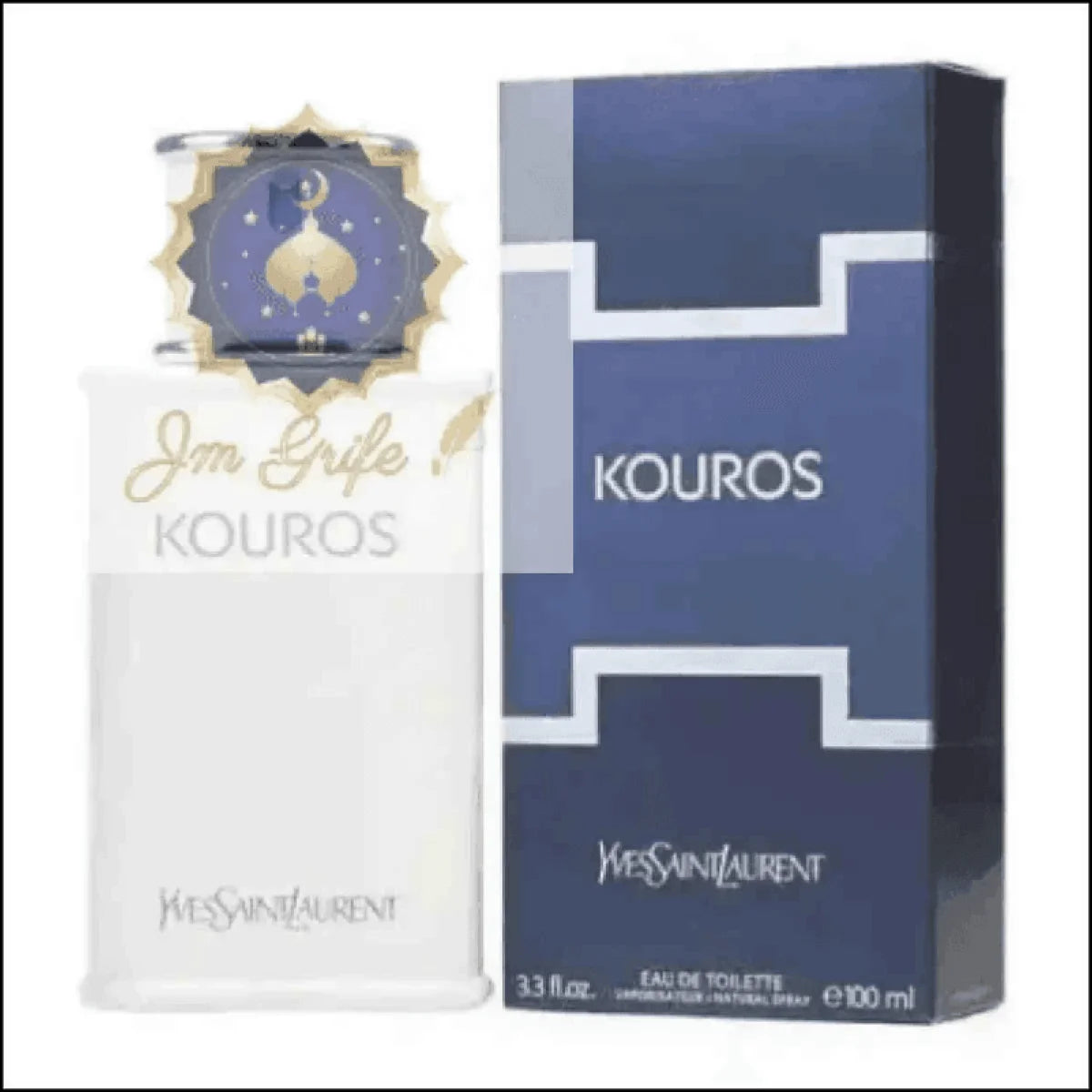 Perfume Kouros Yves Saint Laurent 100ml - Elegância e Frescor Amadeirado Masculino - Jm Grife