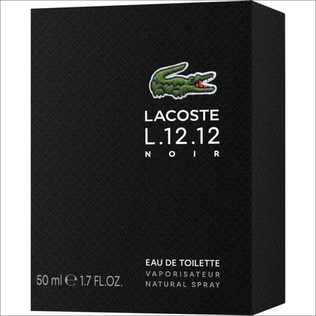 Perfume Masculino Eau de Lacoste L.12.12 Noir Intense 75ml - Jm Grife