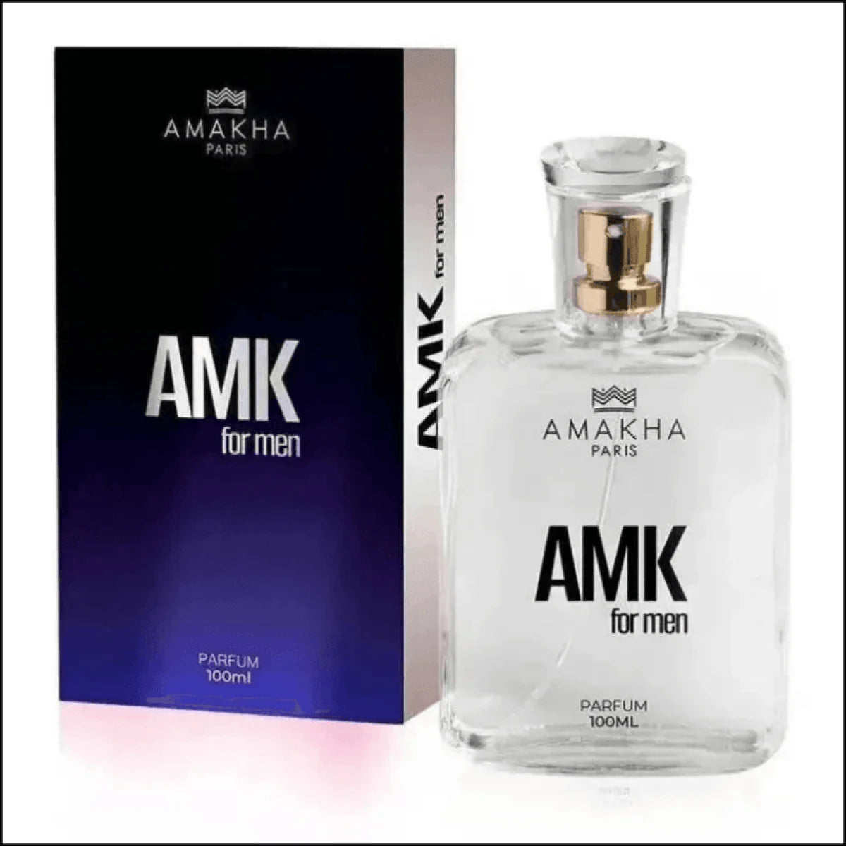 Perfume Masculino Fougère Aromático AMK 100ml - Notas de Pimenta e Cedro para Estilo Sofisticado - Jm Grife