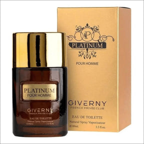 Perfume Masculino Giverny Platinum Pour Homme Toilette 100ml Volume da unidade 100 mL - Jm Grife