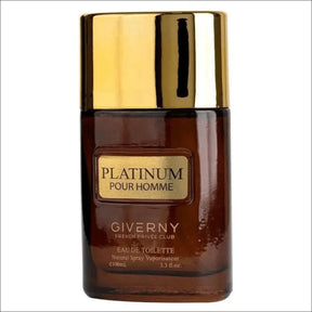 Perfume Masculino Giverny Platinum Pour Homme Toilette 100ml Volume da unidade 100 mL - Jm Grife