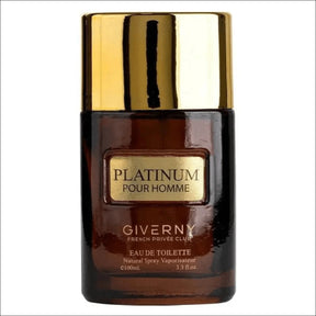 Perfume Masculino Giverny Platinum Pour Homme Toilette 100ml Volume da unidade 100 mL - Jm Grife