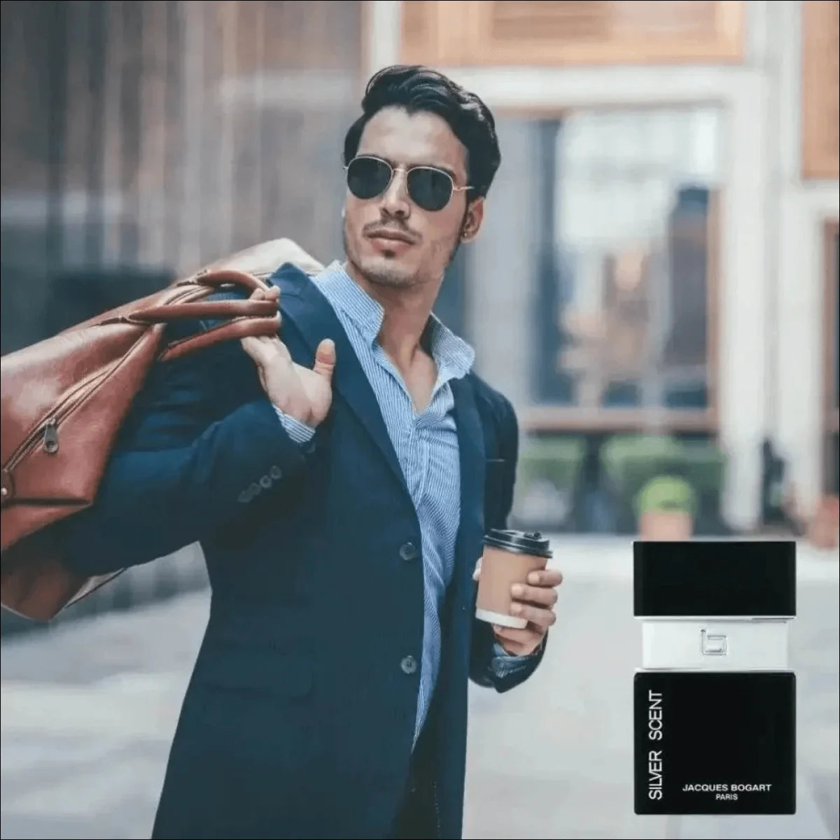 Perfume Masculino Jacques Bogart Silver Scent 30ml - Fragrância Marcante e Viril - Jm Grife