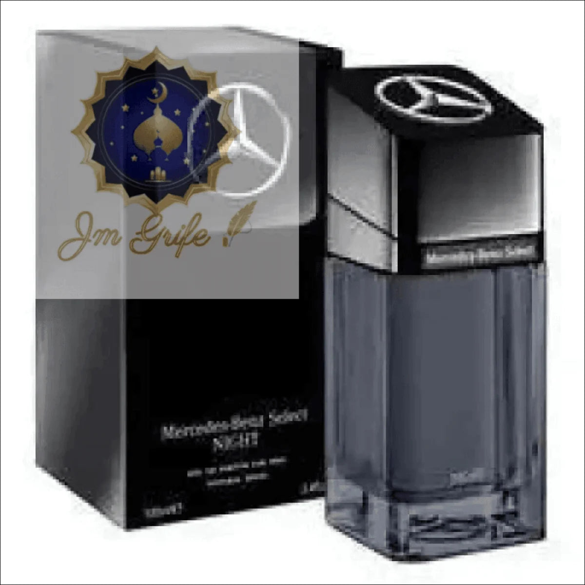 Perfume Masculino Mercedes-Benz Select Night EDP 100ml - Amadeirado Oriental, Elegante e Sofisticado - Jm Grife