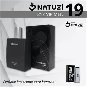 Perfume Masculino Natuzí 100ml - Sofisticação e Longa Duração 212 VIP Men - Jm Grife