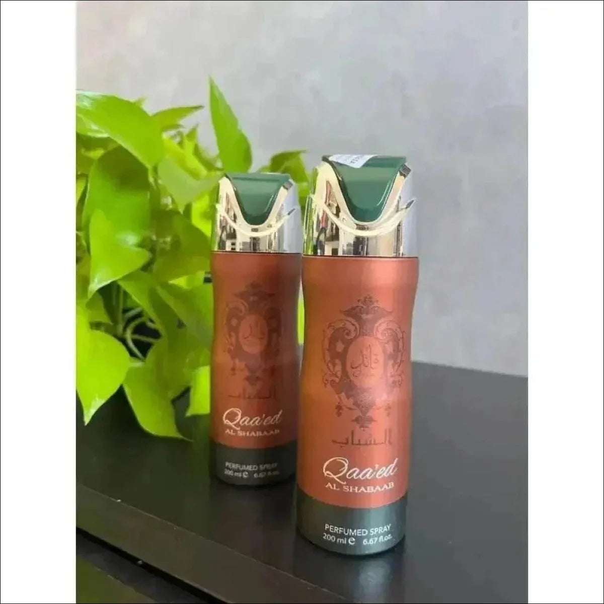 Perfume Masculino Qaa'ed Al Shabaab 200ml - Fragrância Âmbar com Notas de Agarwood e Couro - Jm Grife