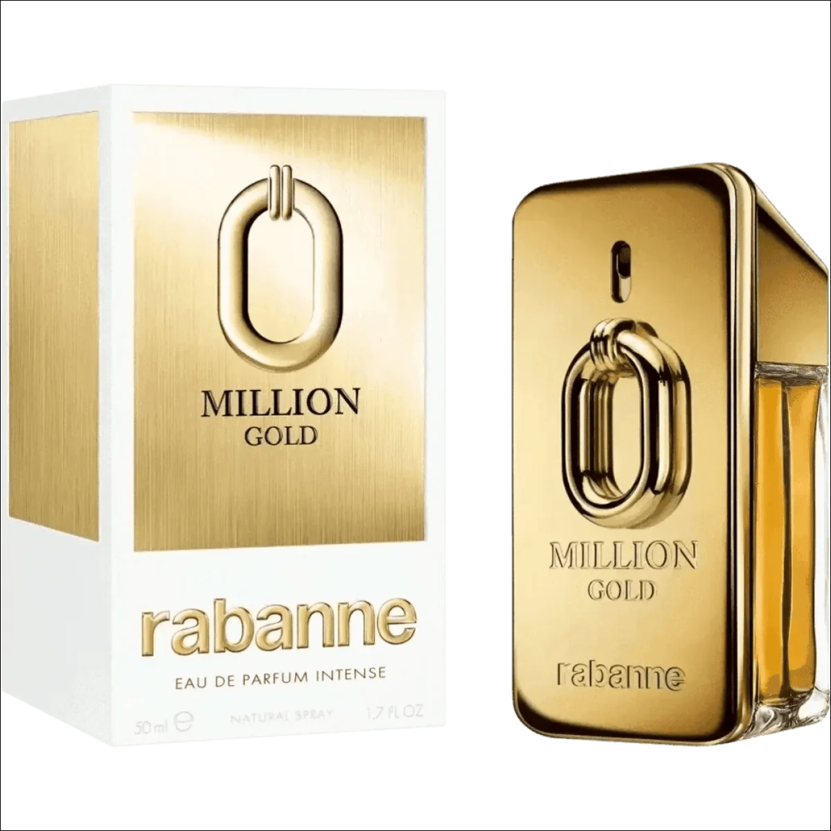 Perfume Million Gold Intense Paco Rabanne - Eau de Parfum Luxuosa e Duradoura - Jm Grife