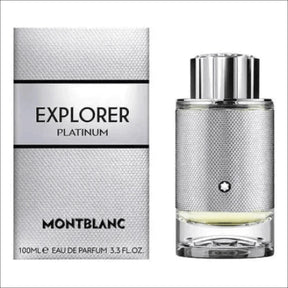 Perfume Montblanc Explorer Platinum EDP Frasco Prateado de Fragrância - Jm Grife