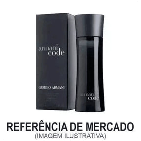 Perfume Natuzí N23 - Vidro 100ML Ref Armani Code, Fragrância Amadeirada e Elegante para Homens - Jm Grife