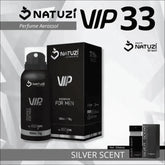 Perfume Natuzí Silver Scent 100ml - Sofisticação Diurna para Homens Elegantes - Jm Grife
