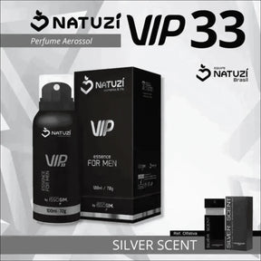 Perfume Natuzí Silver Scent 100ml - Sofisticação Diurna para Homens Elegantes - Jm Grife