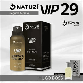 Perfume Natuzí VIP N 29 - Ref Hugo Boss 100ml Aerosol com Frescor e Elegância Duradoura - Jm Grife
