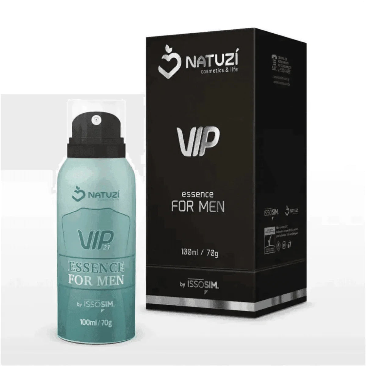 Perfume Natuzí VIP N21 Le Malle Jean Paul 100ml - Aerosol Floral Amadeirado de Longa Duração - Jm Grife