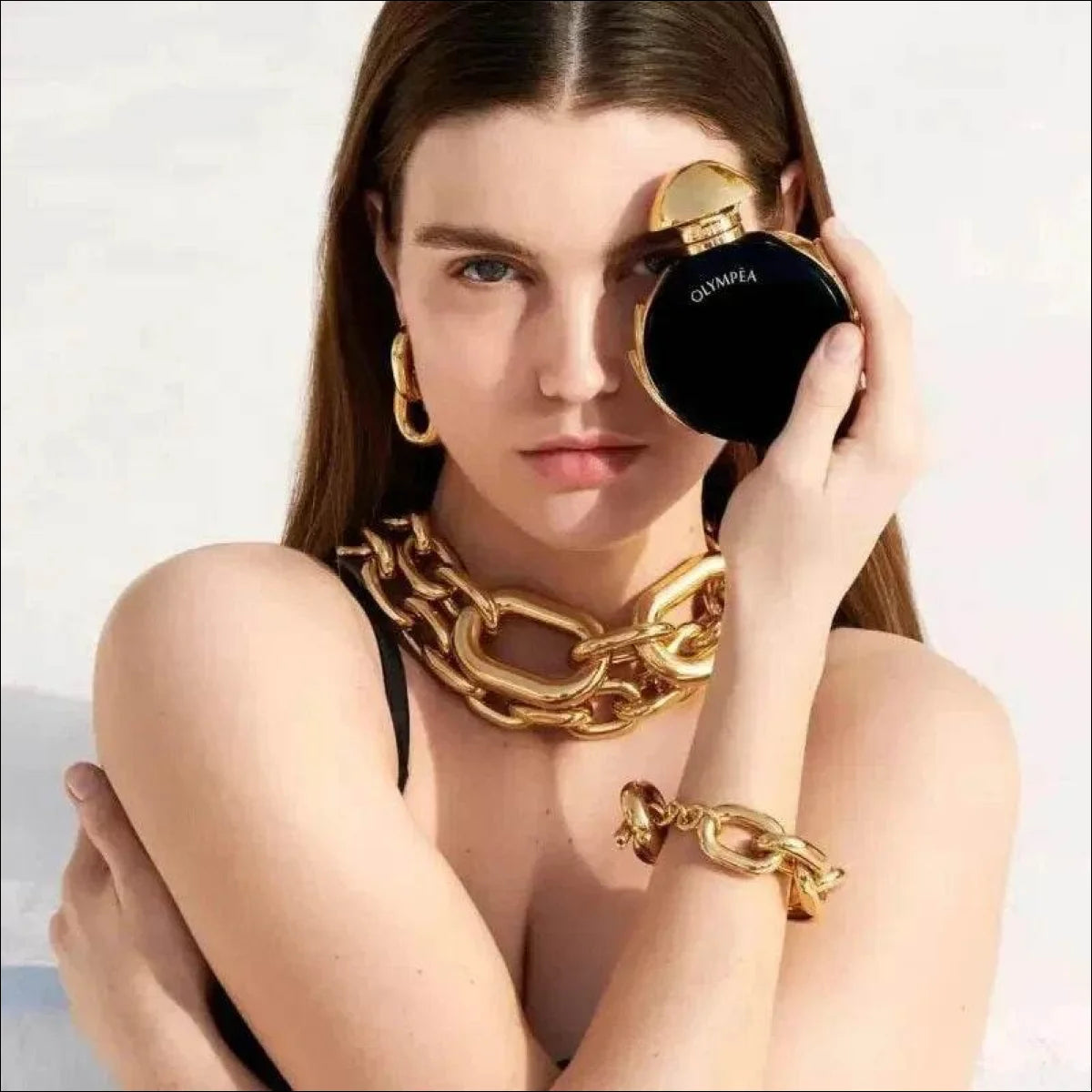 Perfume Olympéa Parfum 80ml Feminino - Floral Verde Âmbar, Original e Lacrado - Jm Grife