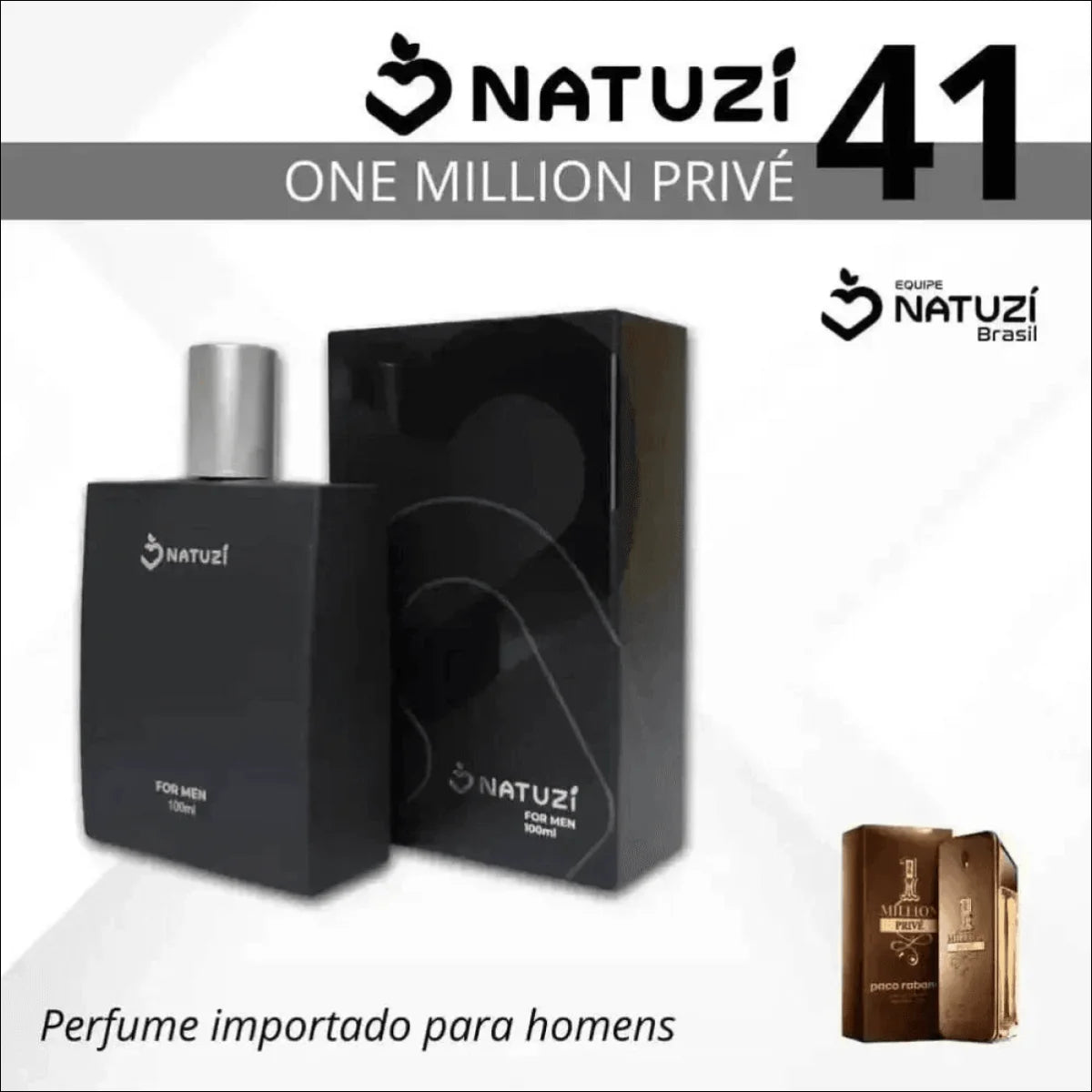 Perfume One Million Privé 100ml - Elegância Masculina com Notas Amadeiradas e Longa Duração - Jm Grife