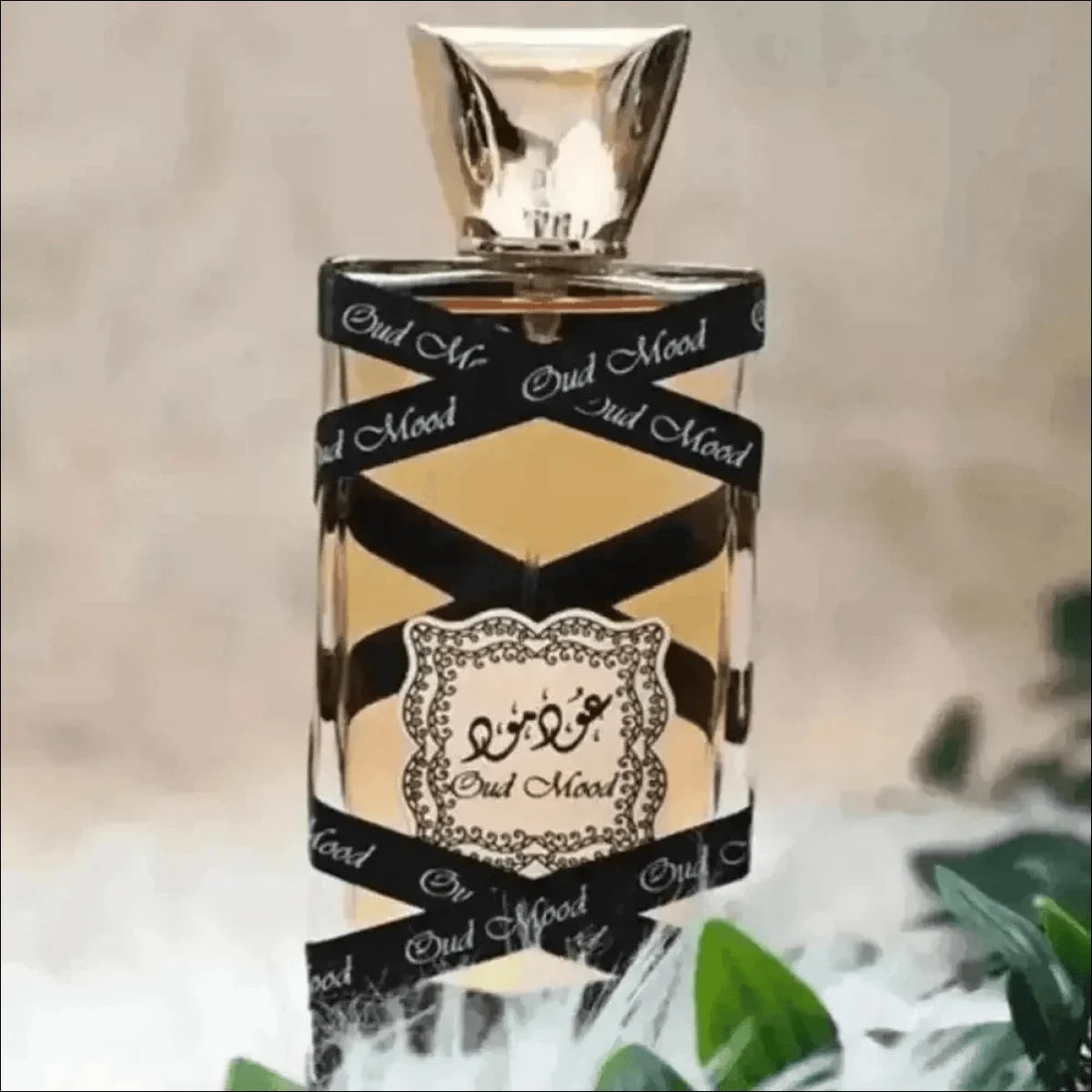 Perfume Oud Mood Latafa 100ml - Lata Dourada Luxuosa com Nota de Oud e Âmbar - Jm Grife