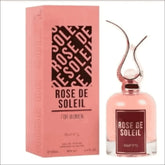 Perfume Rose De Soleil 100ml - Fragrância Floral Gourmet com Notas de Rosa e Frutas Frescas de Luxo - Jm Grife