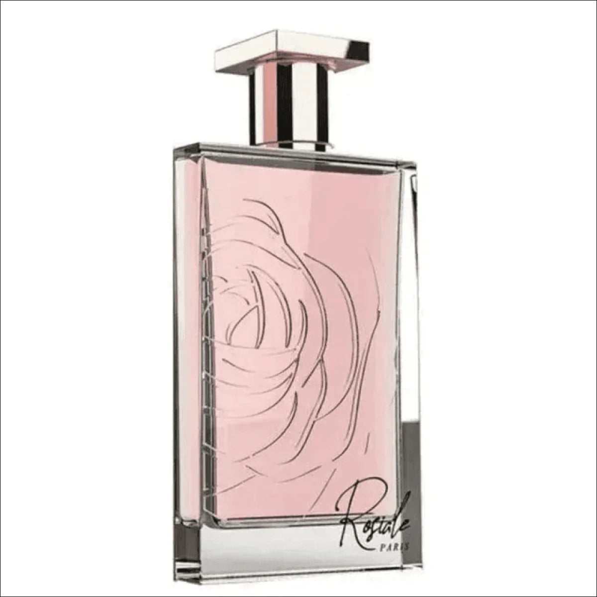 Perfume Rosiale Paris 100ml Eau de Parfum Floral Feminino com Frasco Rosa e Rosas Elegantes - Jm Grife