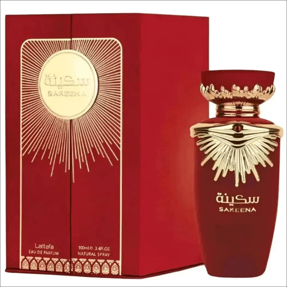 Perfume Sakeena Lattafa 100ml - Eau de Parfum Feminino  അഭിനന്ദനങ്ങള്! - Jm Grife