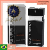 Perfume Silver Scent Intense 100ML - Fragrância Amadeirada e Oriental para Elegância Masculina - Jm Grife