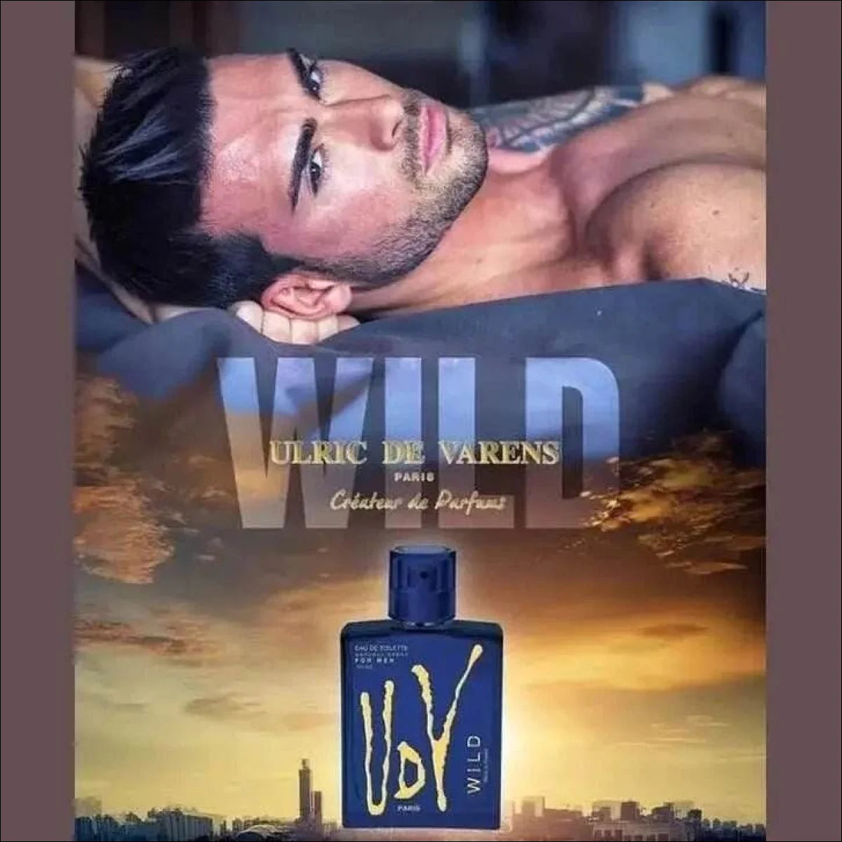 Perfume Udv Wild Para Homens 100ml - Eau de Toilette Refrescante para Dias Quentes - Jm Grife