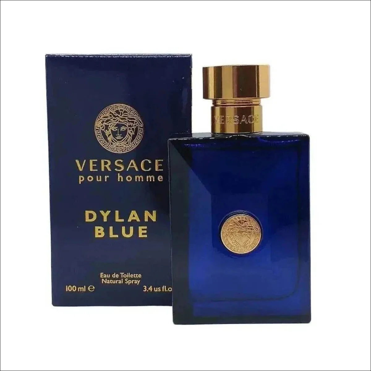 Perfume Versace Dylan Blue 100ml EDT Original Masculino Aromático, Fougére - Jm Grife