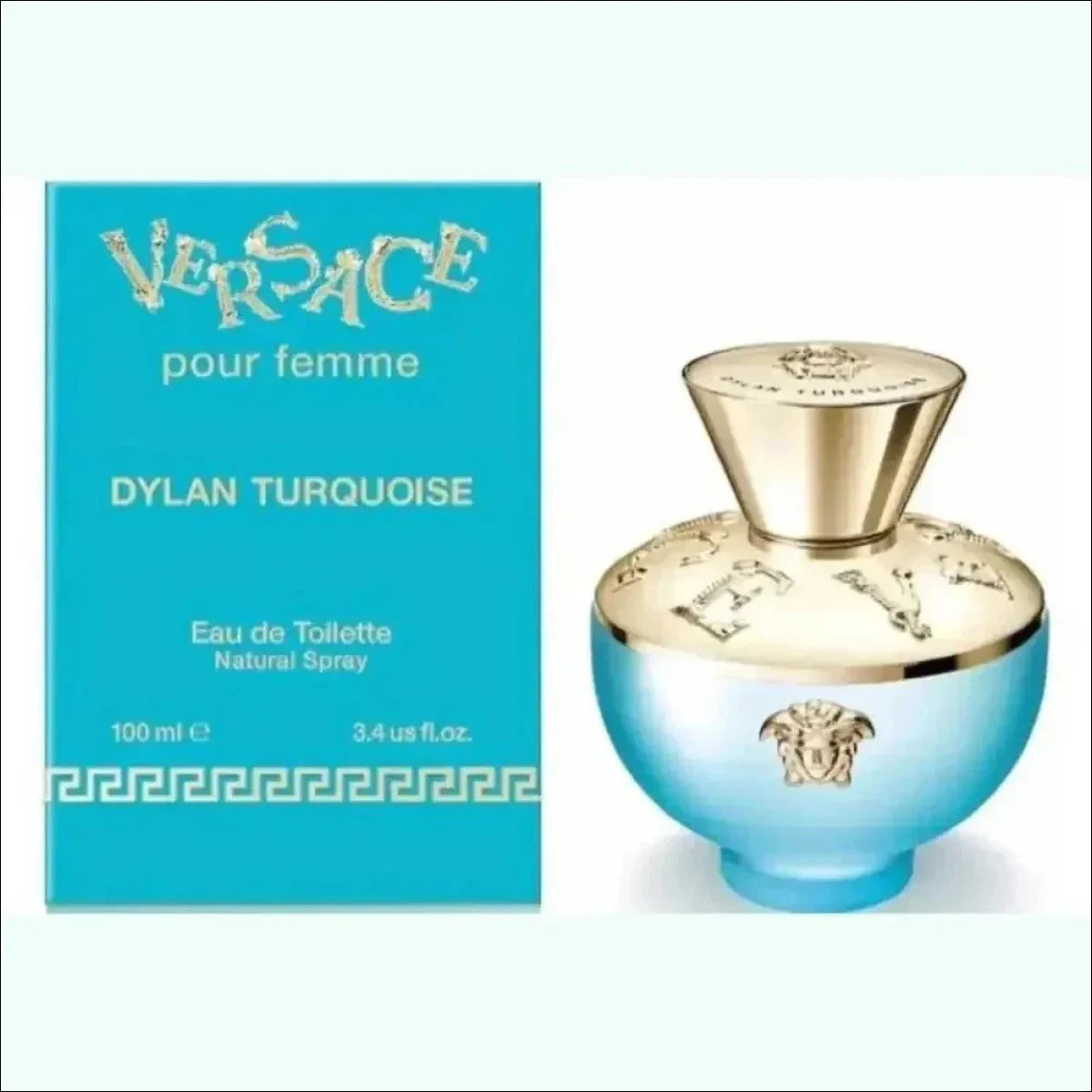 Perfume Versace Dylan Turquoise EDT 100ml Feminino - Floral Frutal, Fresco e Contemporâneo - Jm Grife