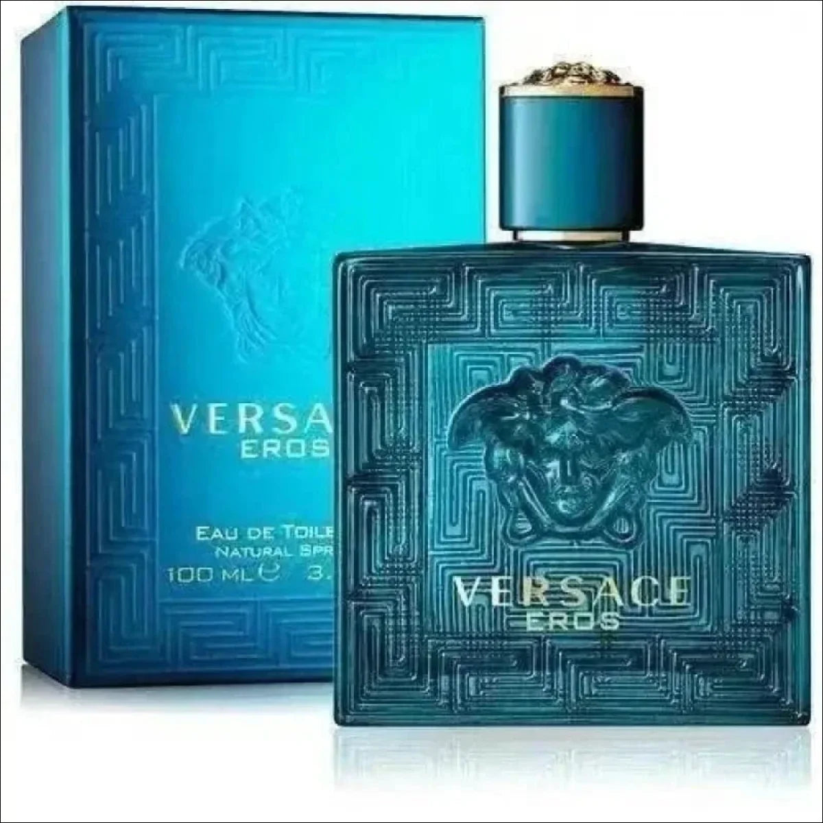 Perfume Versace Eros Edt Masculino 100ml - Fragrância Marcante e Duradoura para Todas as Ocasiões - Jm Grife