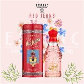 Perfume Versace Red Jeans Perfume feminino Eau de Toilette 75ml - Jm Grife