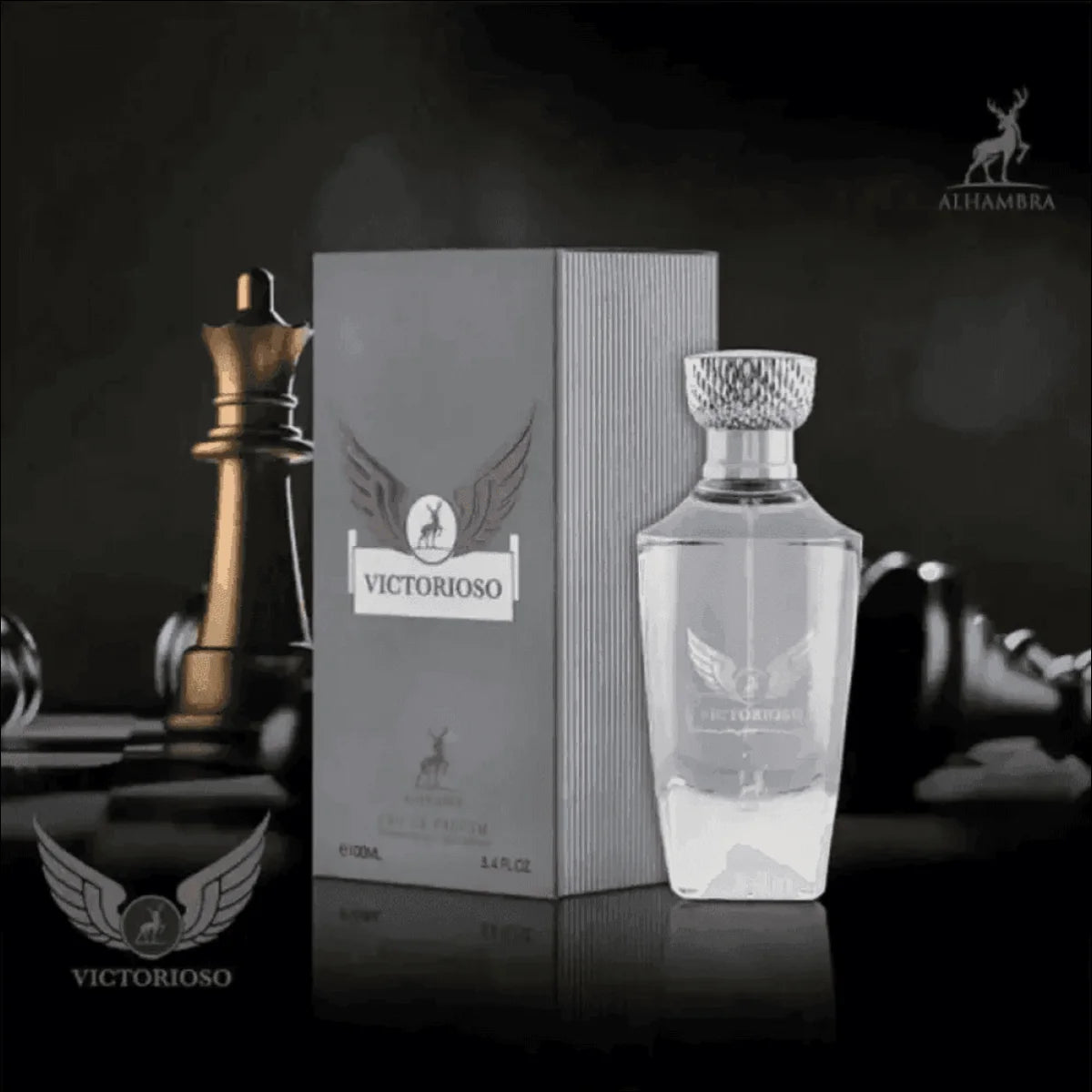 Perfume Victorioso 100ml Fragrância Amadeirada Maison Alhambra - Jm Grife
