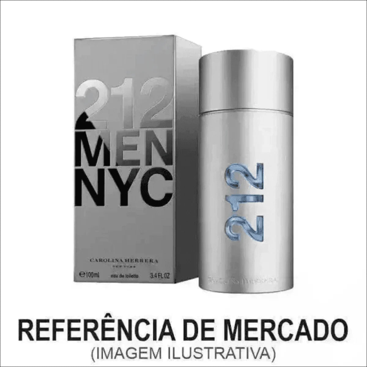 PERFUME VIDRO NATUZÍ 100ML - 11 - 212 MEN - Jm Grife
